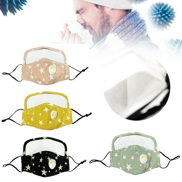 Aayomet Fast Delivery Adults Kids Reusable Washable Face Protective Cover with Filters Eye Shield Cloth Mouth Covering